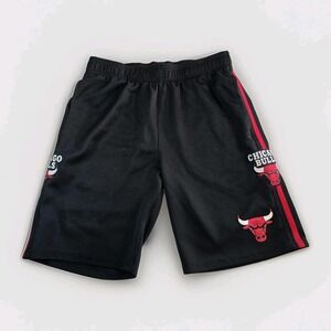 NBA Chicago Bulls Basketball Youth Shorts Large Patch And Graphic Print